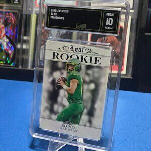 2023 Leaf Rookie #RA-05 Bo Nix (RC) (GMA 10)